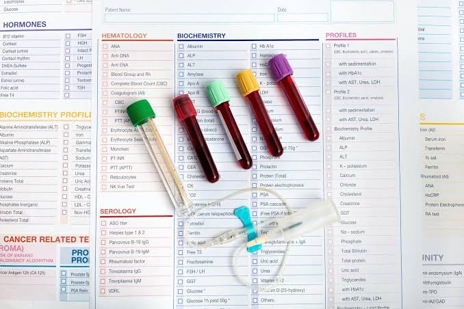 how to read blood test report